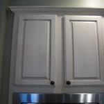 Antiqued White Satin Finish