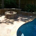 Natural Flagstone sealed with Dupont Saltwater resistant sealer